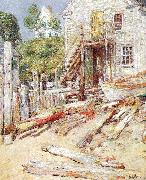 Childe Hassam Rigger's Shop at Provincetown, Mass oil painting